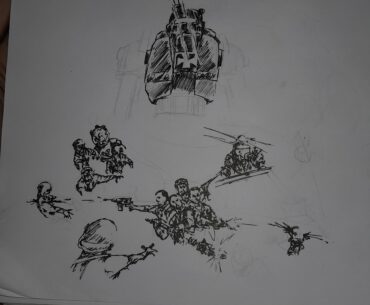 I was doing this but the ink ran out