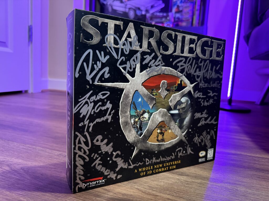 Did anyone play the Starsiege mech game that came before Tribes?  I still have a copy autographed by the dev team that I won in 1999
