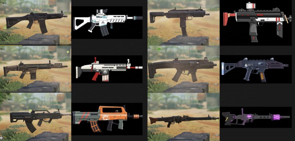 (WHAT IF?) As much as I'm not fond of collabs, the Blue Archive weapon designs would feel right at home as blueprints.