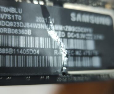 My SSD stopped working, when replacing I noticed this liquid on it. What the heck is it?