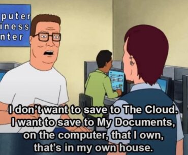 Save everything in the cloud so they can charge you for it someday. Scam.