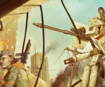 Illustration inspired by Shadowrun lore and old art from the 90s