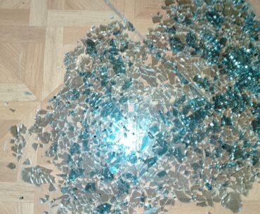 I laughed at the thought of someone else glass exploding, now I must suffer consequences