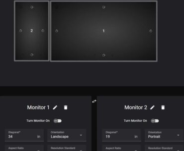 While researching a new monitor setup (surprise for my son), I found a great tool for multi-monitor configurations.