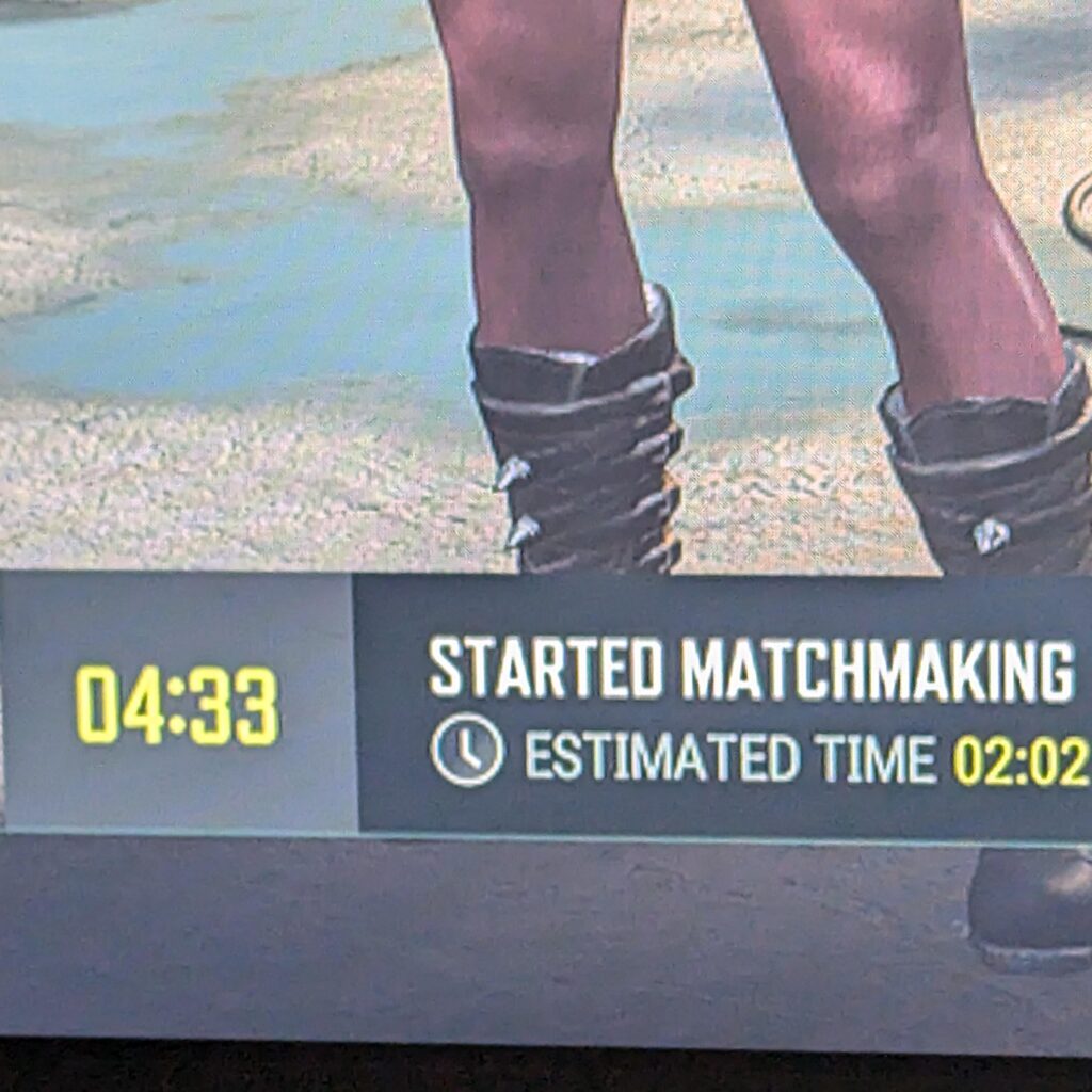 The PUBG solo experience after 10pm PST.   Cross play enabled.  Gotta figure out a way to consolidate the players.