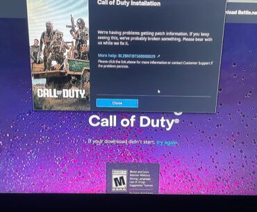 Having problems with installing battle.net for warzone