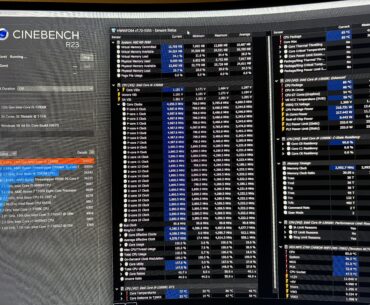 13900k Down Clocking While Running Cinebench