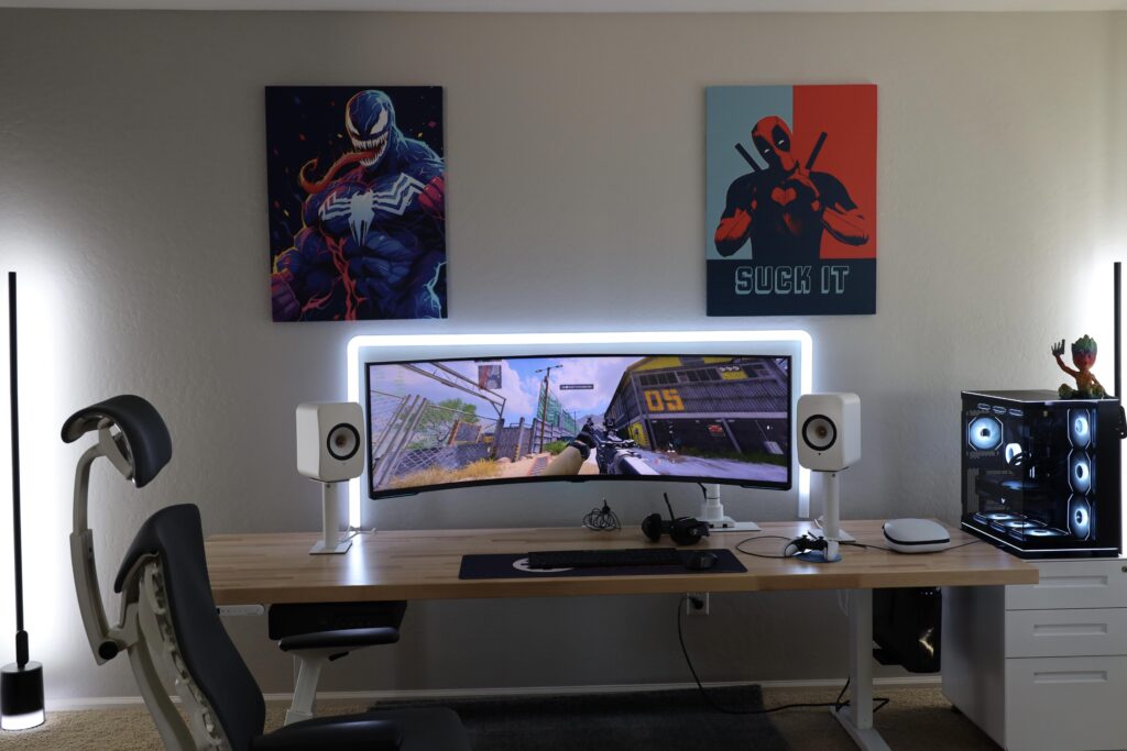 Run it at 5120 x 1440 @240fps no G-Sync, or 7680 x 2160 @120fps with G-Sync