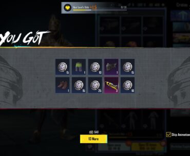 Opened 10 classic crates with coupons and got M416
