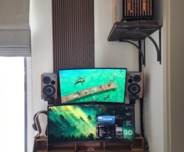Moved to my new house - downsized - but battlestation upgraded!!