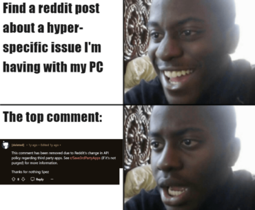 Has happened many times in the last year since the "protest"