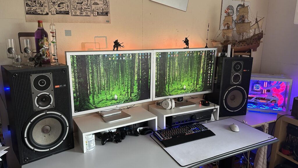 My current Setup. Are the Speakers to big?