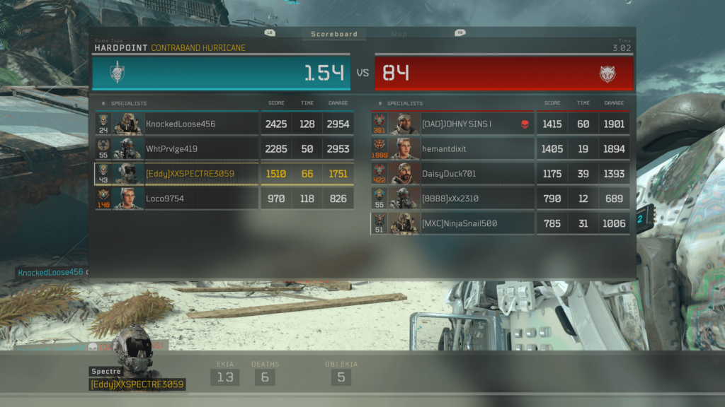 Got into a random hardpoint lobby on xbox