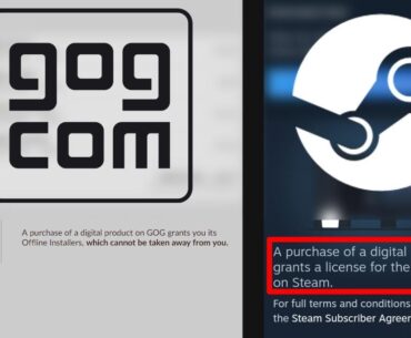 Steam adds licensing disclaimer, GOG hits back with perfectly sarcastic response