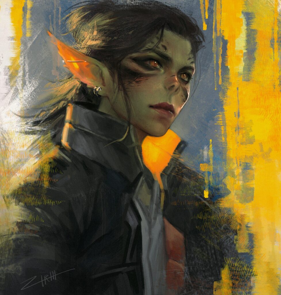 🗡Lae'zel as Goro Takemura! Cyberpunk 2077 x Baldur's Gate 3 by Ziriii!