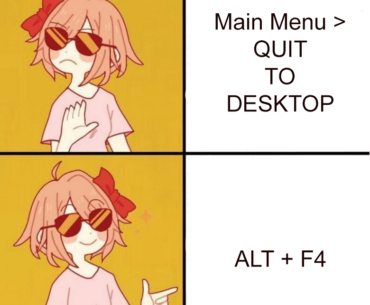 Alt and F4 beats all