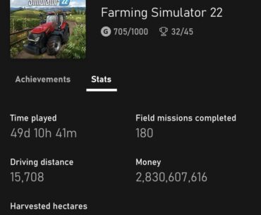 49 days worth of gameplay. What’s a game you’ve got the most play time in?