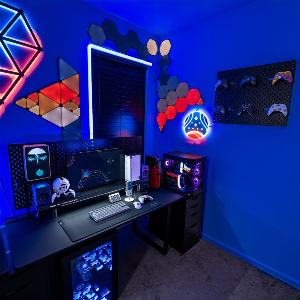 Here’s my first Reddit post featuring the gaming half of my setup!