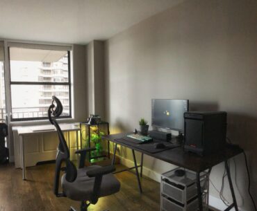 Check out my new workspace setup in my pad!