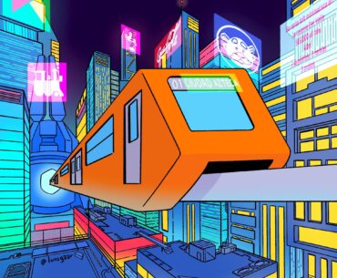 I made a cyberpunk version of the Mexico City metro