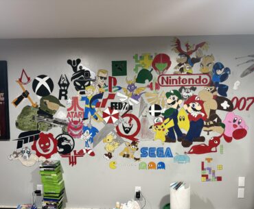 I’m not an artistic person - but decided to paint a mural in our game room. It’s almost done. Needs additional coats and lines redrawn.