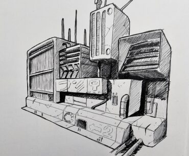 Quick drawing from my sketchbook.