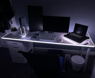 How can I improve my white gaming setup?
