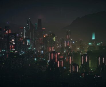 The city I made at the Dystopika. It is more of a meditative experiance than a game for who want's to try it.