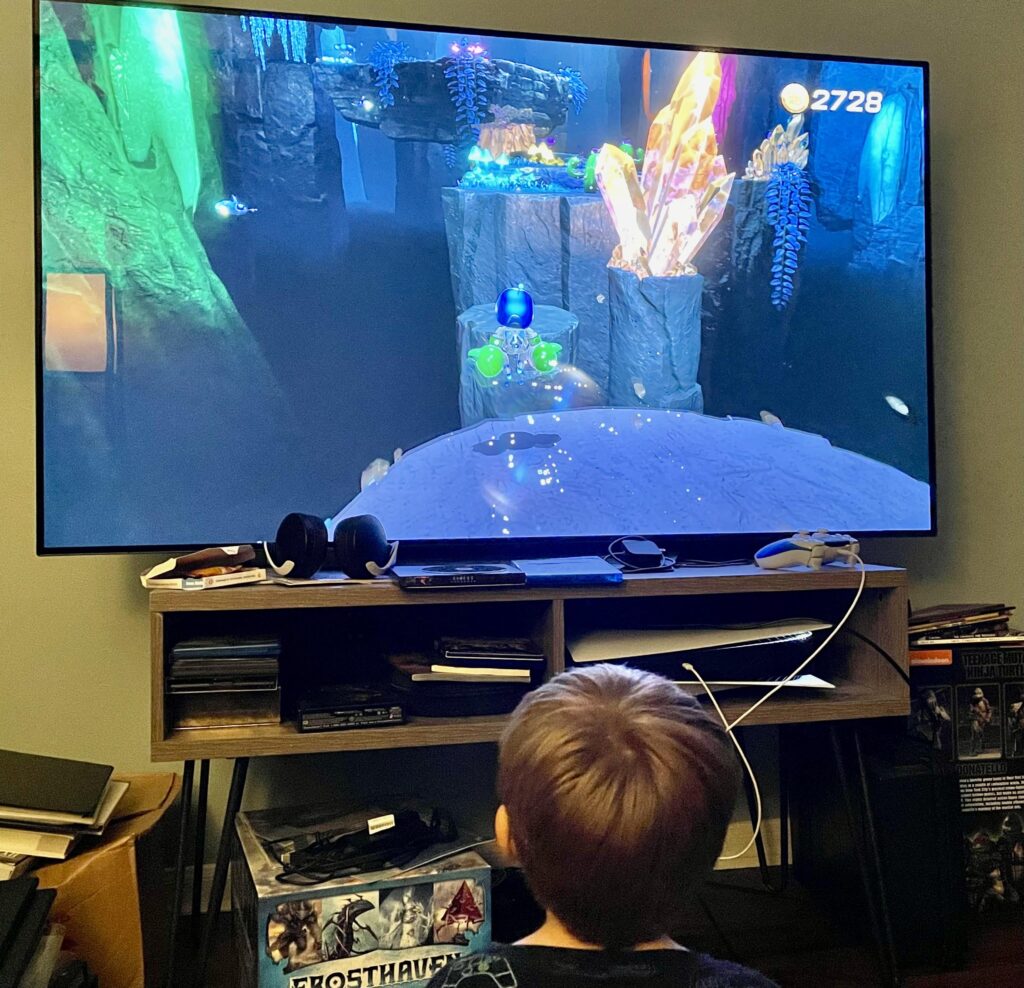 My son’s first Sony game (and on PS5)!