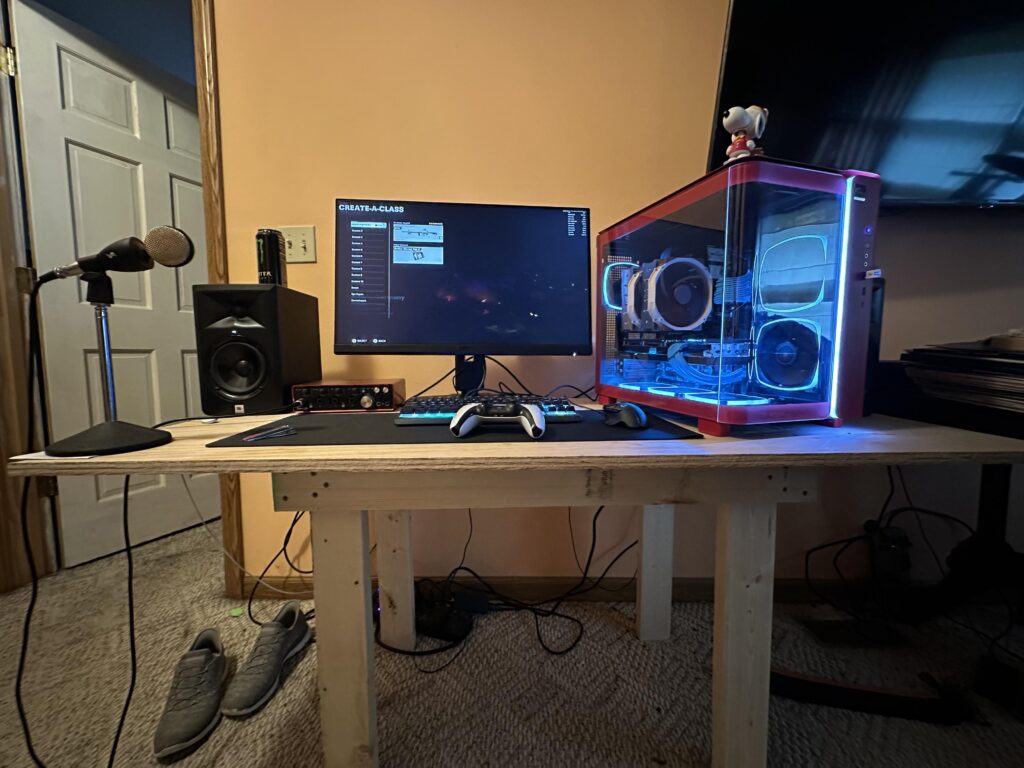 Built a gaming desk for $15