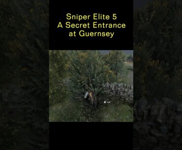 Secret Entrance Guernsey  #firstpersonshooter #gaming #sniperelite5  #videogame #games