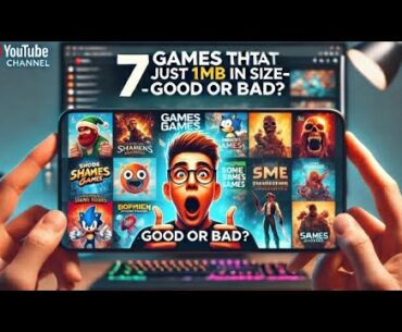 I played 7 FPS games that are only 1MB in size! (Watch till the end!)
