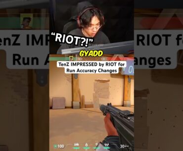 TenZ IMPRESSED by RIOT for Run Accuracy Changes!