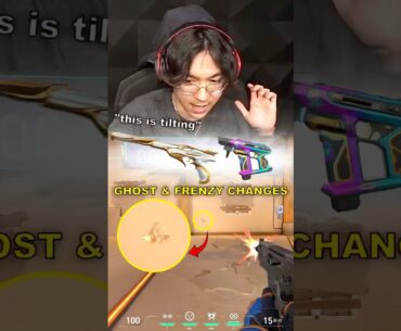 TenZ reacts to NEW Ghost & Frenzy Changes!