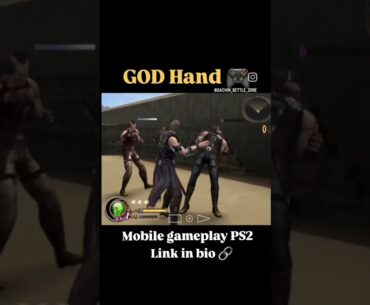 GOD HAND IN MOBILE GAMEPLAY PS2 60 FPS #gaming #youtubeshorts #games #godhand