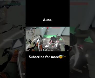 Define: Aura in valorant | #valorantclips #valoranthighlights #aura