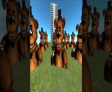 Chased By Freddie Fazbear Nextbot  #garrysmod #gmod #shorts