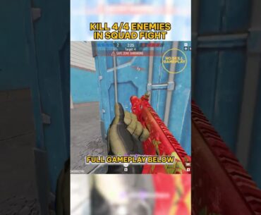 I KILLED ALL ENEMIES IN SQUAD FIGHT | BLOOD STRIKE HIGHLIGHTS #bloodstrike #noskillgameplay #vector