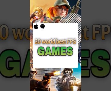 Top 20 best FPS GAMES                                       #gaming #games