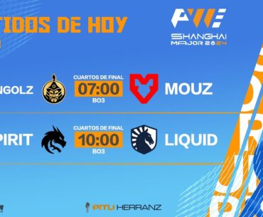 The MongolZ vs. MOUZ, Spirit vs. Liquid | Cuartos de Final | Shanghai Major 2024
