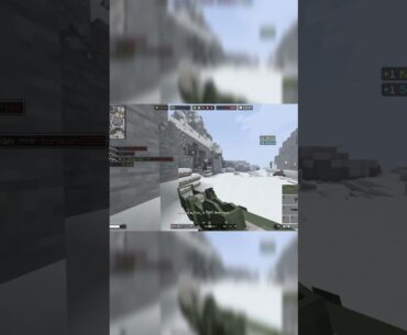 RPG Punches Through Avalanche #minecraft #ww2 #gaming #fps #fpsgames #games #military #blockfront