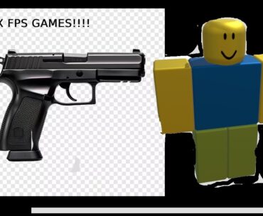 Trying out Roblox Fps Games!!!