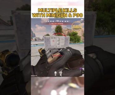 MINIGUN & P90 | BLOOD STRIKE HIGHLIGHTS #noskillgameplay #highlights #minigun #P90