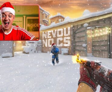 NEVOU NO COUNTER STRIKE 2 E FICOU LINDO DEMAIS! (ESPECIAL DE NATAL)