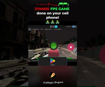 EPIC Zombie FPS made By Cell Phone at ITsMagic! #itsmagicengine #fpsgames #fpsgaming #zombiegames