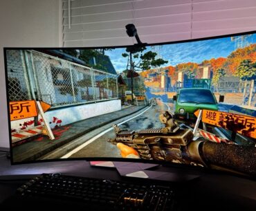 World War Z in First Person is CRAZY on a LG 45" UltraWide OLED | BEST Gaming Monitor w/ RTX HDR