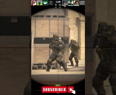 AWP Dominance: Today's Counter-Strike Match Highlights! #awp #cs2 #cs2fun #gaming #videogame