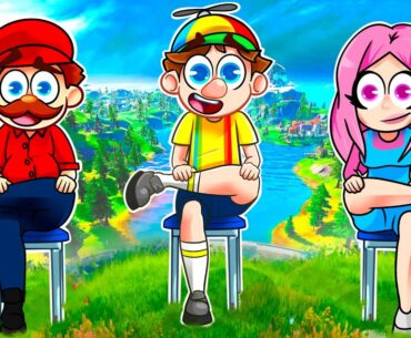 We Won A Fortnite Game Without Moving...