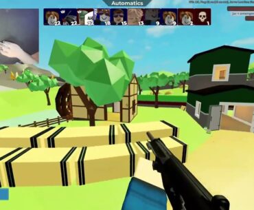 random roblox fps games