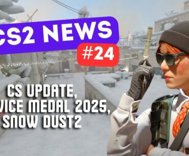 🥶 NEW YEAR UPDATE IN COUNTER STRIKE 2 | SERVICE MEDAL 2025 | WINTER DUST2